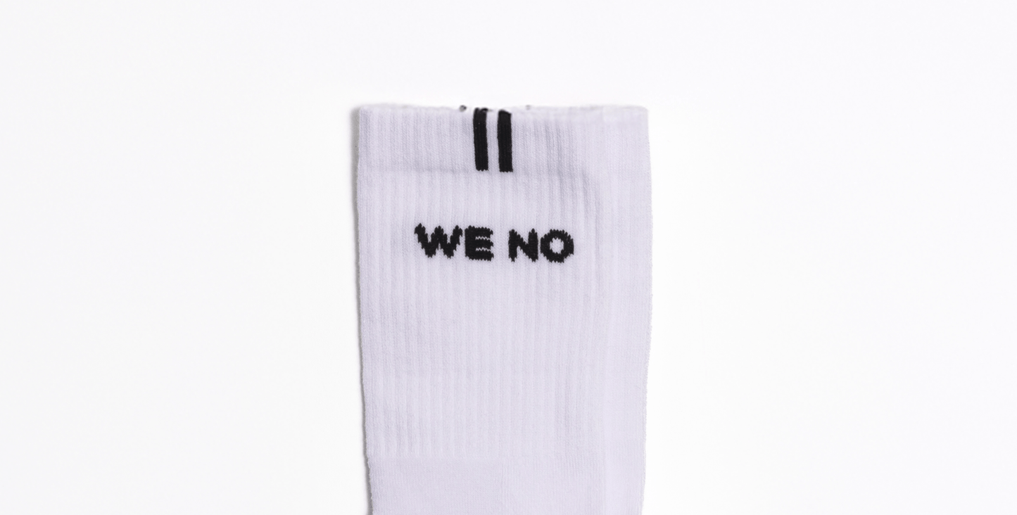 WHITE HIGH SOCKS in - von WE - NO | Jetzt bei WE - NO erhältlich!