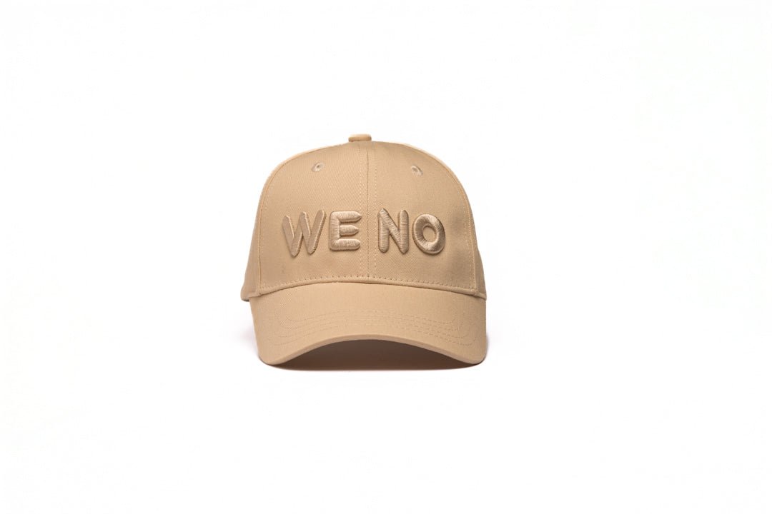 BEIGE BASEBALL CAP - BEIGE LOGO