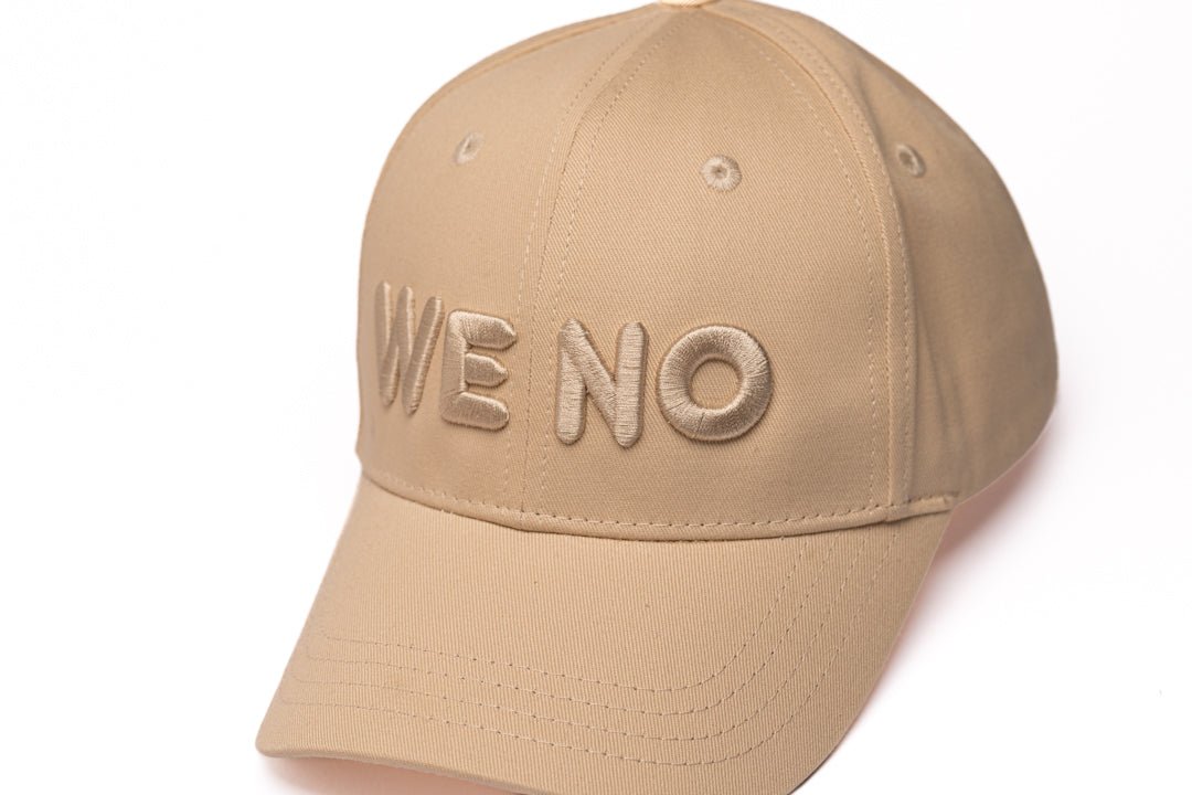 BEIGE BASEBALL CAP - BEIGE LOGO