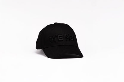BLACK BASEBALL CAP - BLACK LOGO in - von WE - NO | Jetzt bei WE - NO erhältlich!