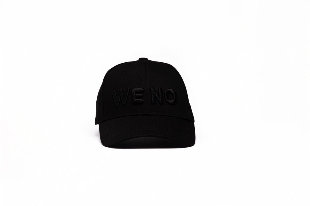BLACK BASEBALL CAP - BLACK LOGO