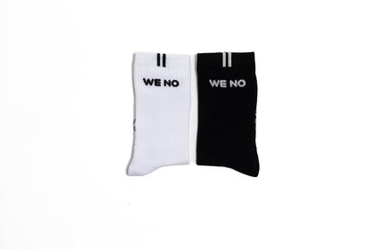 BLACK WHITE HIGH SOCKS in - von WE - NO | Jetzt bei WE - NO erhältlich!