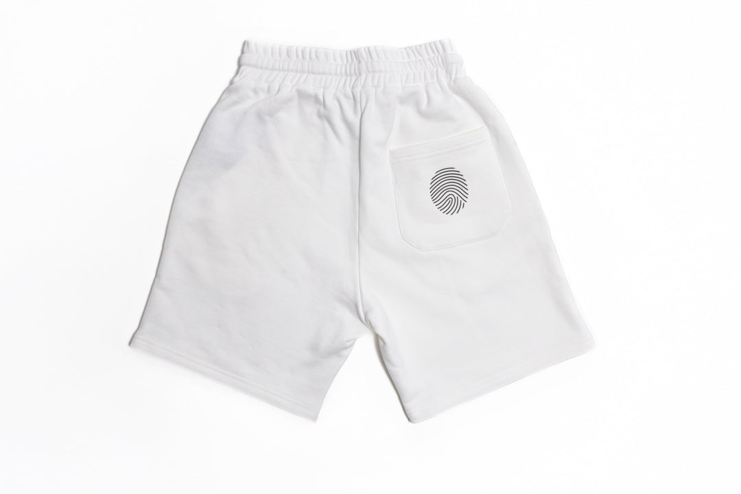 "BRIDGE" WHITE SHORTS