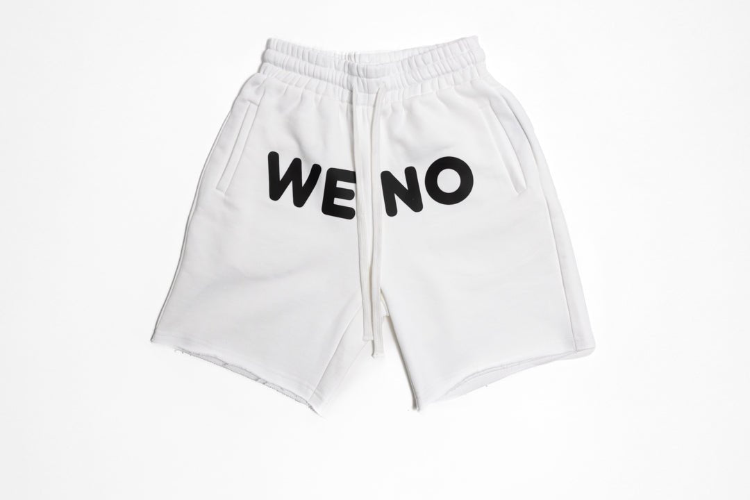 "BRIDGE" WHITE SHORTS