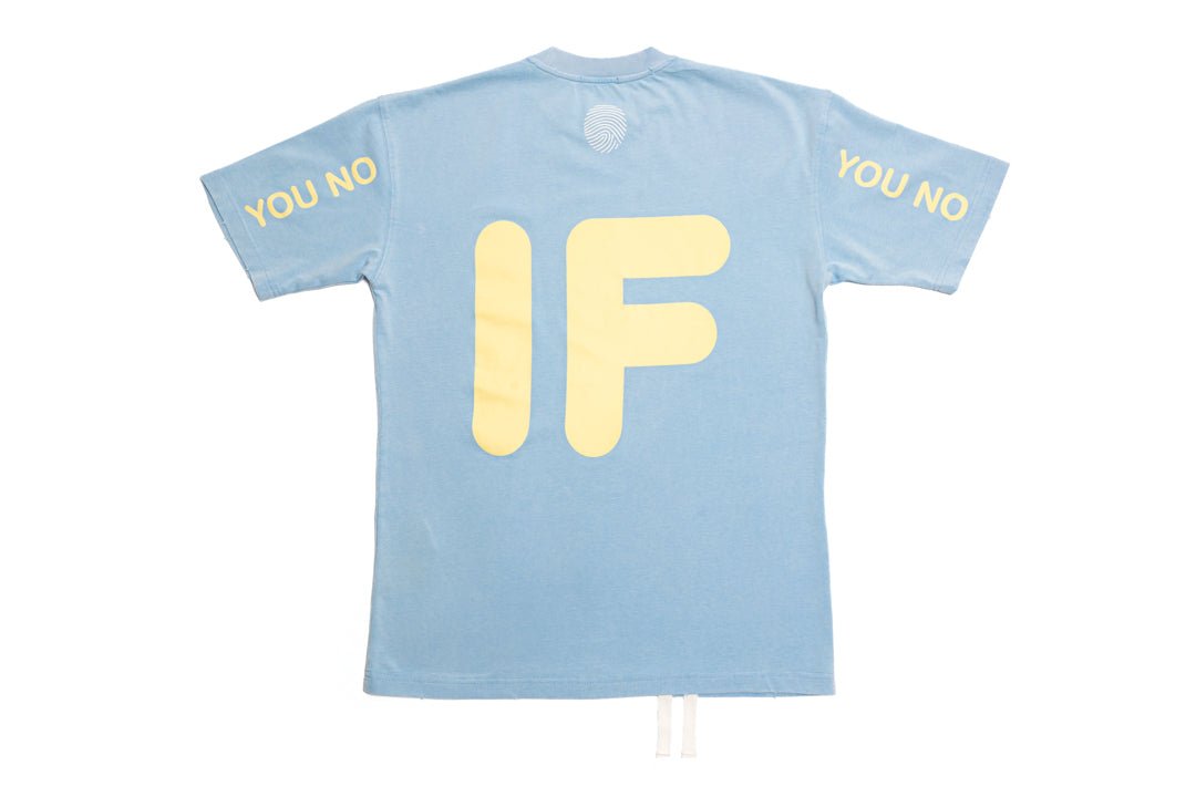 T-SHIRT BLUE WASHED