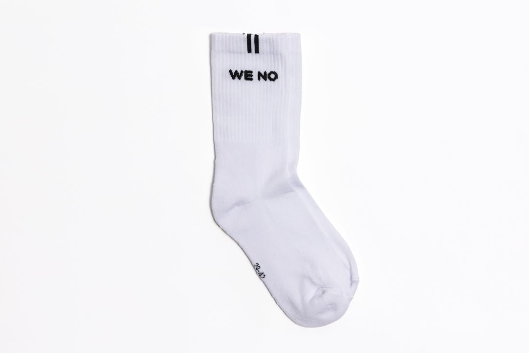 WHITE HIGH SOCKS (Pack of 2)